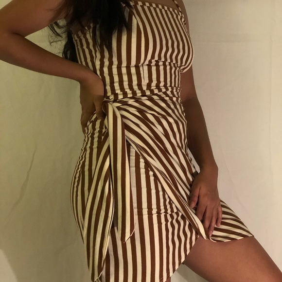 Striped Mini Summer Dress - Picture 5 of 12